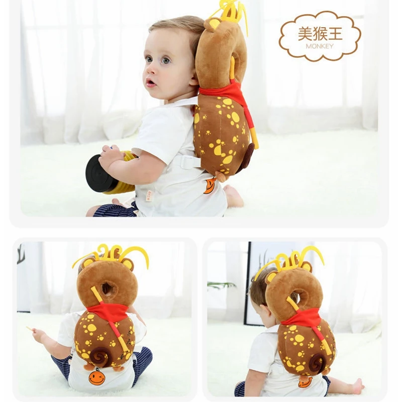 

Cartoon Baby Head Protection Pad for Boy Girl Child Walk & Sit Learning Soft Head Security Protector Baby Safety Accessories