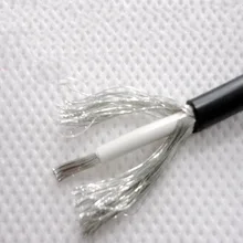 5 м черный кабель аудиосигнала 28/26/24AWG UL1533 один жильный экранированный провод