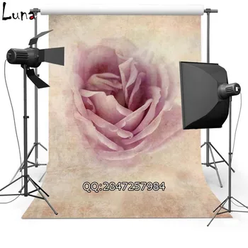 

MEHOFOTO Floral Vinyl Photography Background For Wedding Rose Wallpaper New Fabric Flannel Backdrop For photo studio 2363