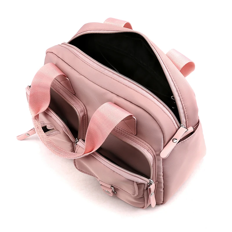 Новая женская разноцветная дизайнерская однотонная нейлоновая сумка на плечо водонепроницаемая сумка-мессенджер большая емкость