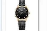 Shengke наручные часы женские SK0081 из нержавеющей стали кварцевые часы браслет часы Relogio Feminino SK роскошные женские часы - Цвет: gold BLACK