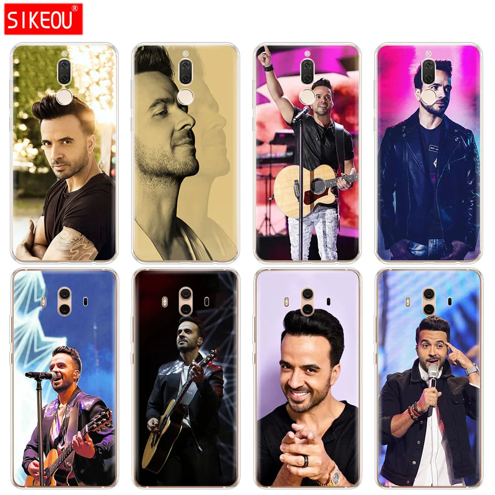 

Silicone Cover phone Case for Huawei mate 7 8 9 10 pro LITE Luis Fonsi