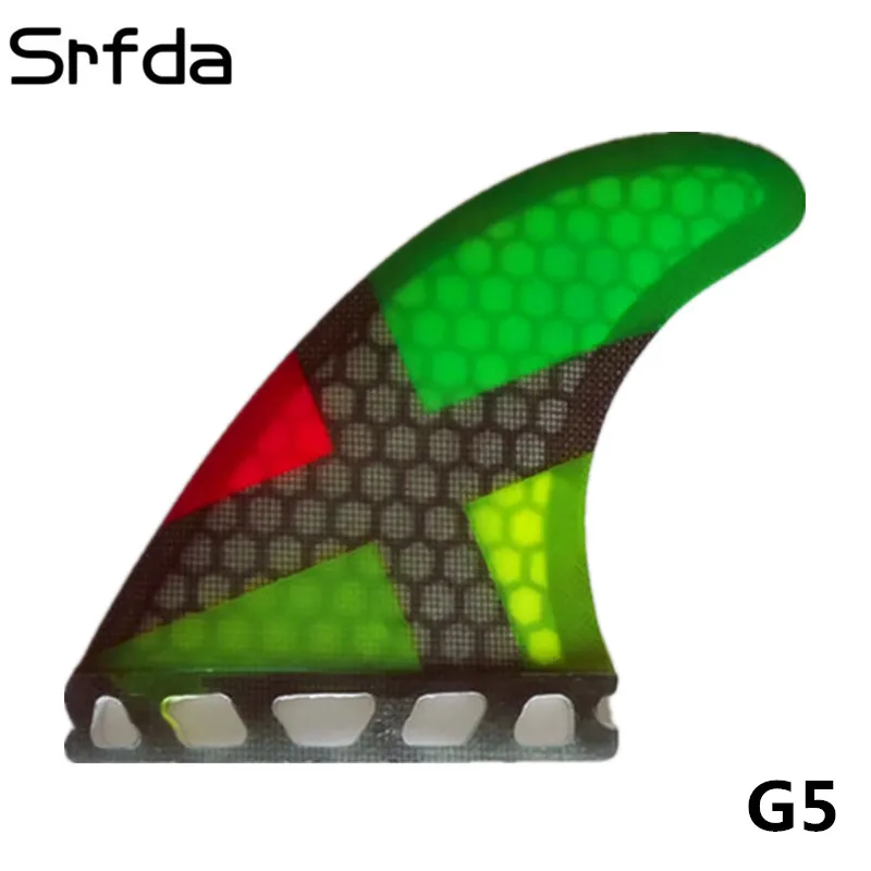 Srfda Стекловолокно и сотовый плавник для доски для серфинга Подруливающее Устройство для будущего G3 G5 G7 плавник для Серфинга Размер s/M/L плавники Top qual