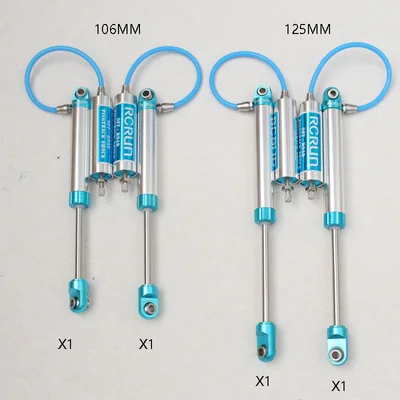 Осевой гусеничный автомобиль металлические детали для модернизации амортизатор отрицательного давления в сборе для 1/10 rc Гусеничный осевой RR10 90048 90053 грузовик - Цвет: front and rear (4pcs