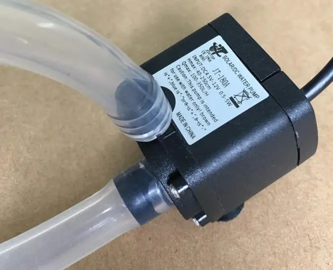 Online Wasserpumpe 12 v 0.42A Bürstenlosen DC Motor für Computer wasser kühlung system kunst frühling Ausrüstung kältemaschine