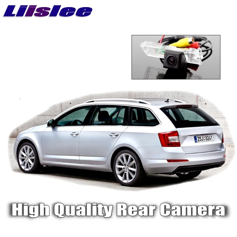 

Liislee Автомобильная камера для Skoda Octavia 5E MK3 Высококачественная камера заднего вида для вентиляторов | CCD + RCA