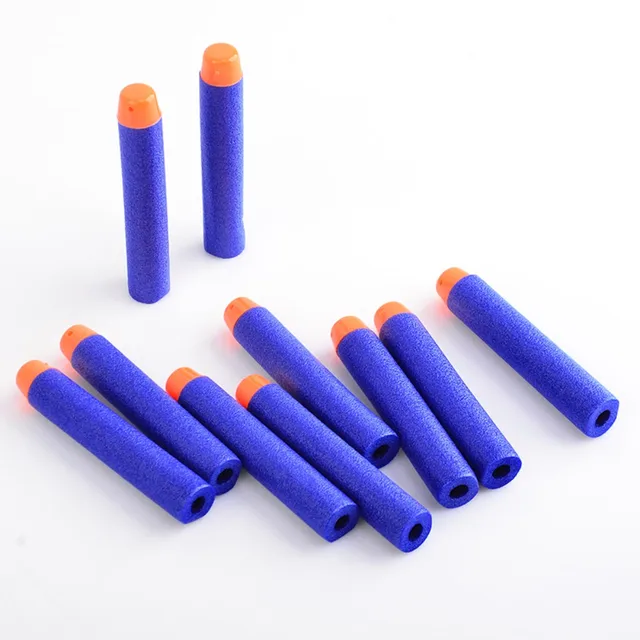 Refill Darts Bullets For N-Strike Elite Series Blasters Children Toy Gun Blue Soft Bullet Foam Guns Accessories 4