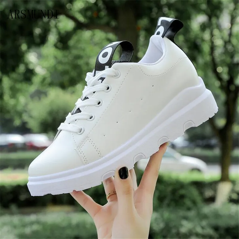 

ARSMUNDI Spring Autumn Women Vulcanize Shoes White Canvas Shoes Woman Sneakers Lace-up Breathable Casual Walking Shoes M113