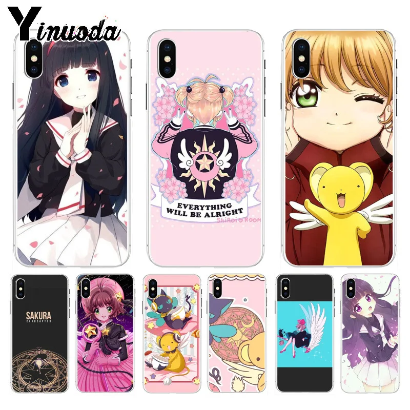 

Yinuoda Card Captor Sakura KINOMOTO DIY Painted Beautiful Phone Accessories case for iPhone 8 7 6 6S Plus X XS max 10 5 5S SE XR