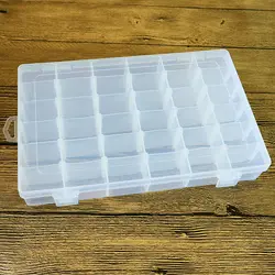 Распродажа 36 сетка пластиковый корпус коробка ювелирные изделия из бисера контейнер для хранения ремесло Органайзер 2018
