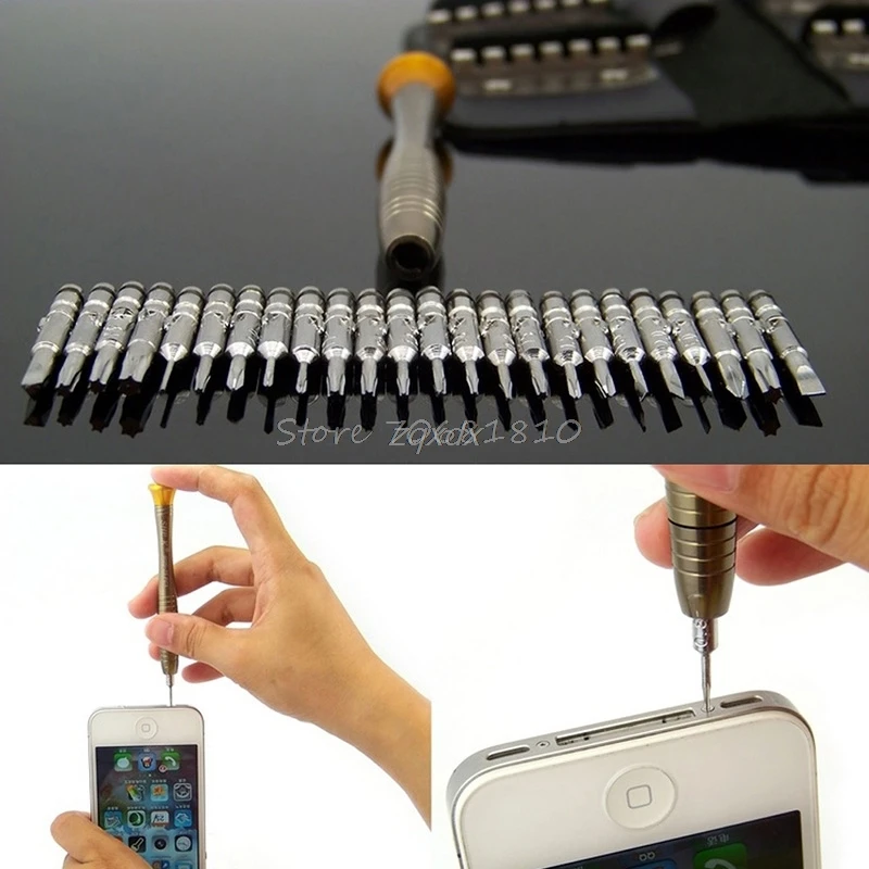Прецизионная отвертка Torx 25 в 1 набор инструментов для ремонта сотовых телефонов