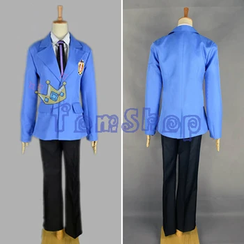 

Ouran High School Host Club Cosplay Uniform Jacket Full Set Halloween Costume (Blazer+Shirt+Pants+Tie) Custom Made