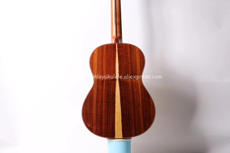 Professional Handmade 39 inch Full Solid Acoustic Classical guitar With Spruce Top/ Solid Rosewood+Maple Body +Hard Case,Gloss