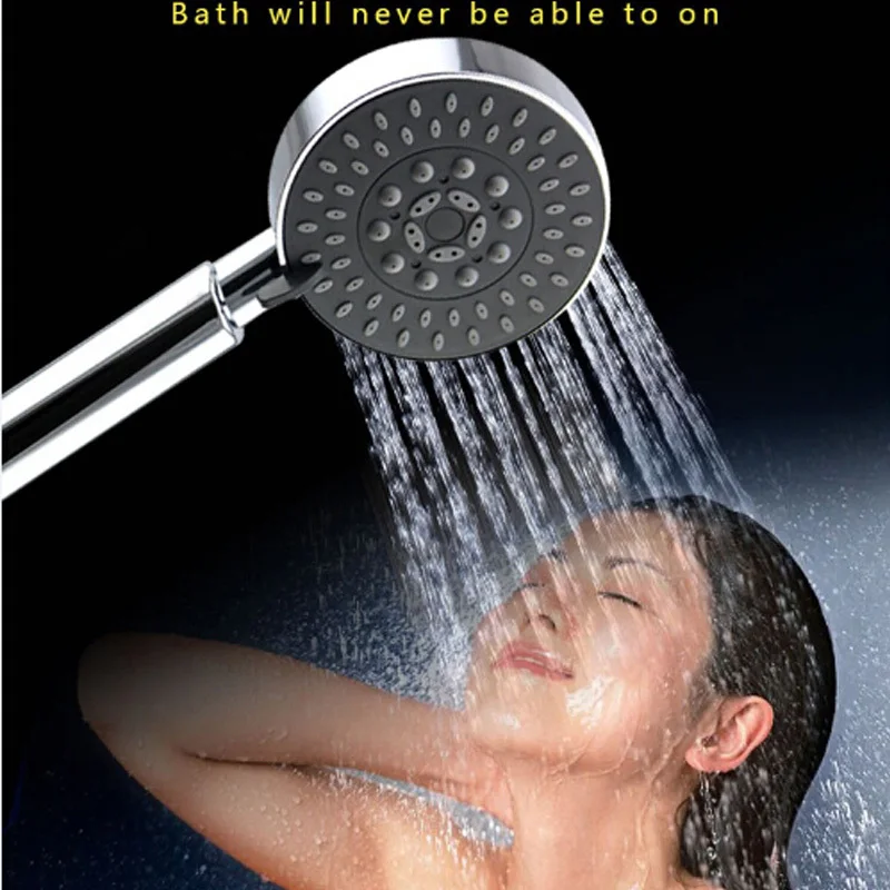

Free Shipping Chrome Shower Head /Saving Multi-Function Bathroom Hand Held Shower Set,SP-0001