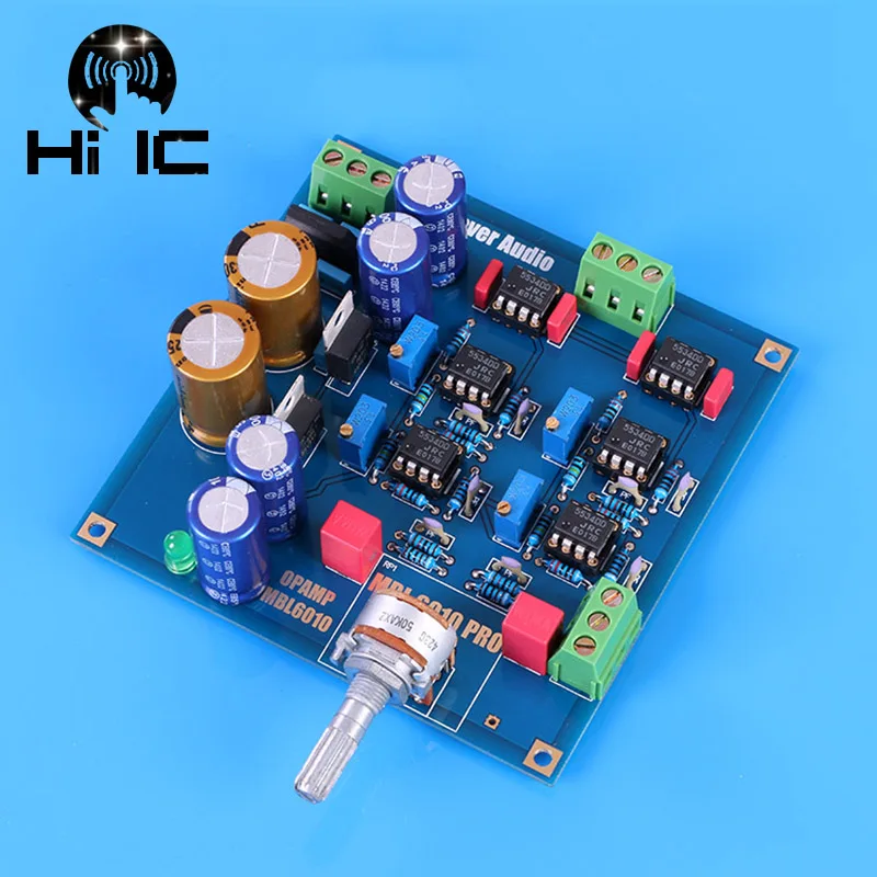 Ссылка MBL6010D Pre усилитель предусилитель Board NE5534 Diy Kits/готовый продукт|Усилители