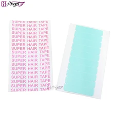Ангелы 50 шт./пакет двухсторонний сильный супер волосы на клейкой основе для лента/ПУ на Клейкой Ленте имитирующей кожу волосы для наращивания на заколках Кружева передние парики клей