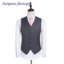 Высококачественный костюм жилет портной костюм жилет, Зауженная модель для мужчин Свадебный облегающий жилет мужской топ(жилет