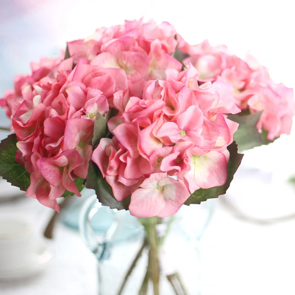 Новая Гортензия Свадебный цветок шелк искусственная имитация цветов домашний сад Декор