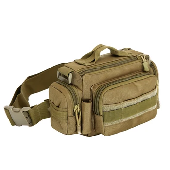 Tactical Outdoor Waterproof Nylon Waist packs men women military Camouflage Chest bag fanny pack riding hunting Photography bags