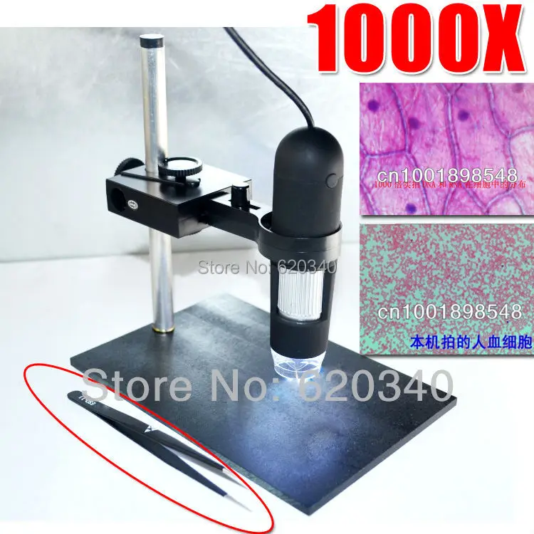 

2013 new 1000x USB Digital Microscope + holder(new), 8-LED Endoscope with Measurement Software usb microscope