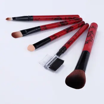 

KESMALL Newest Hot 5Pcs/Lot Professional Makeup Brush Set Brand Design Portable Blush Eyeshadow Brushes Pincel Maquiagem XN252M