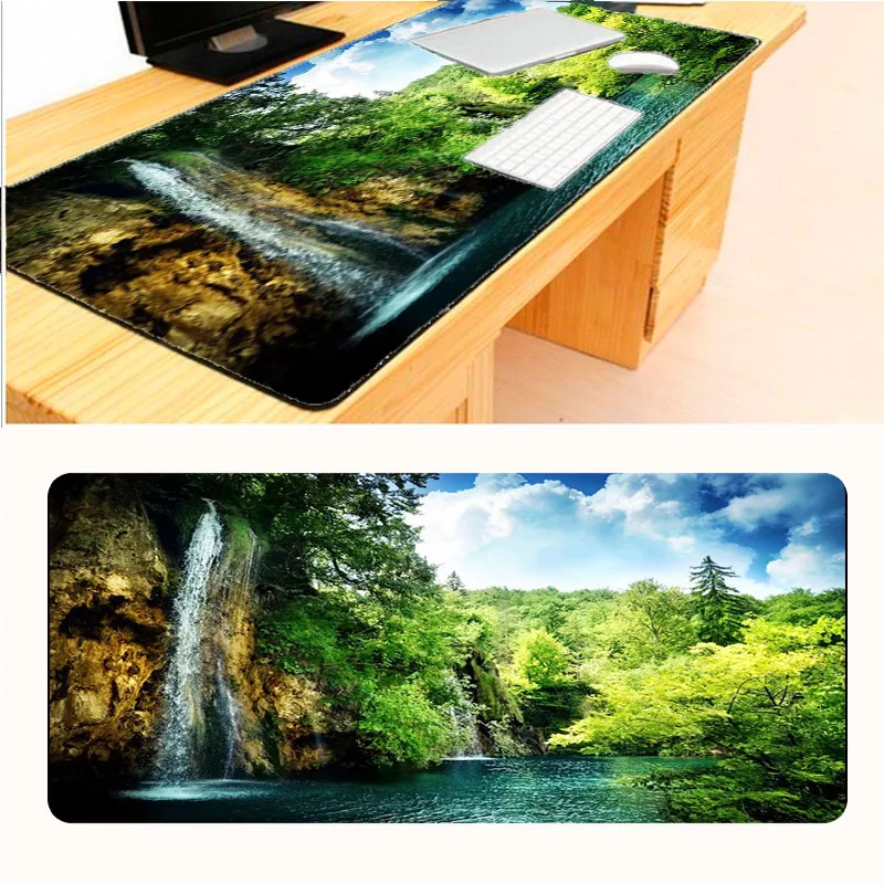 Mairuige Large Gaming Mouse Pads for Mountain Water Scenery Big Best Comfort Game Mouse Pad Mat Soft Silicone Optical Computer Mairuige Large Gaming Mouse Pads for Mountain Water Scenery Big Best Comfort Game Mouse Pad Mat Soft Silicone Optical Computer