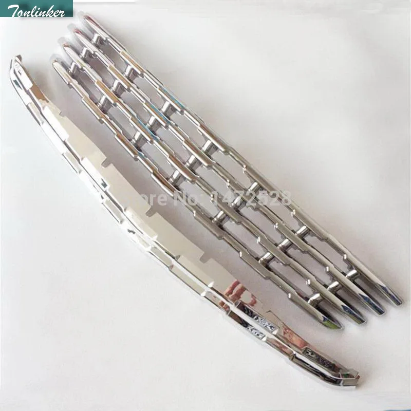 

Tonlinker 2 PCS DIY Car styling ABS Chrome Modification of in the net cover case Stickers for Chevrolet TRAX 2014 accessories