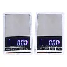 200 г/0,01 г 500 г/0,1 г мини-электронная шкала Точность портативный карманный ЖК-дисплей цифровые ювелирные весы баланс веса грамм весы