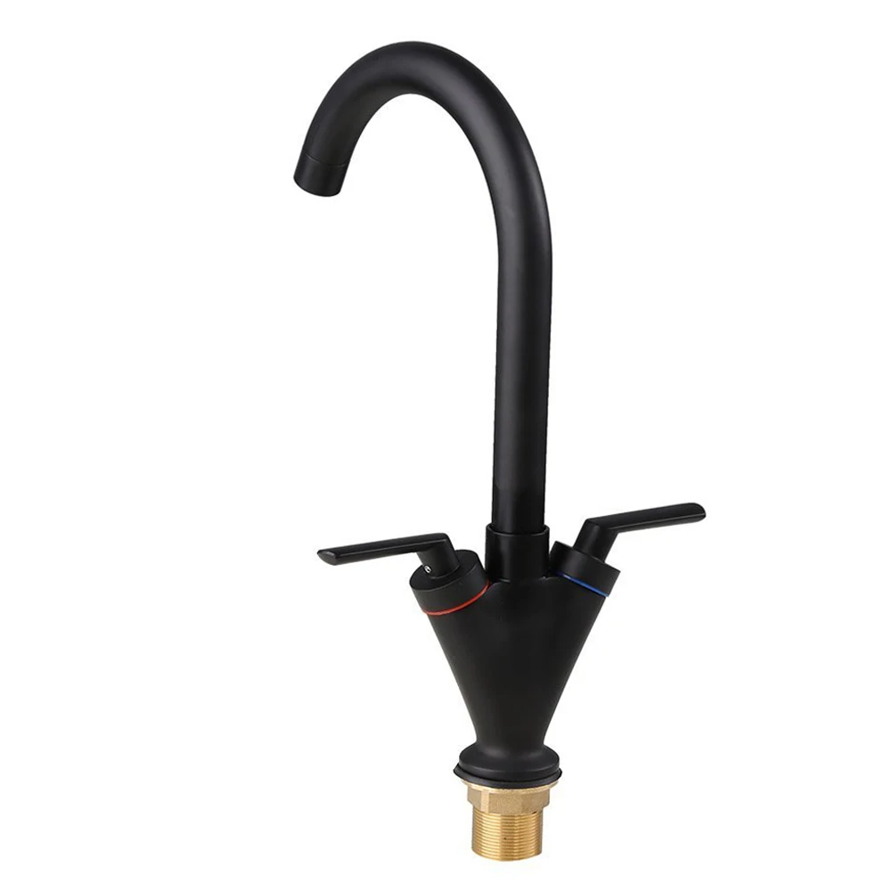 

BIFI-grilled paint Kitchen Faucet Sink Tap Dual-Lever Swivel Spout Rotating Nozzle