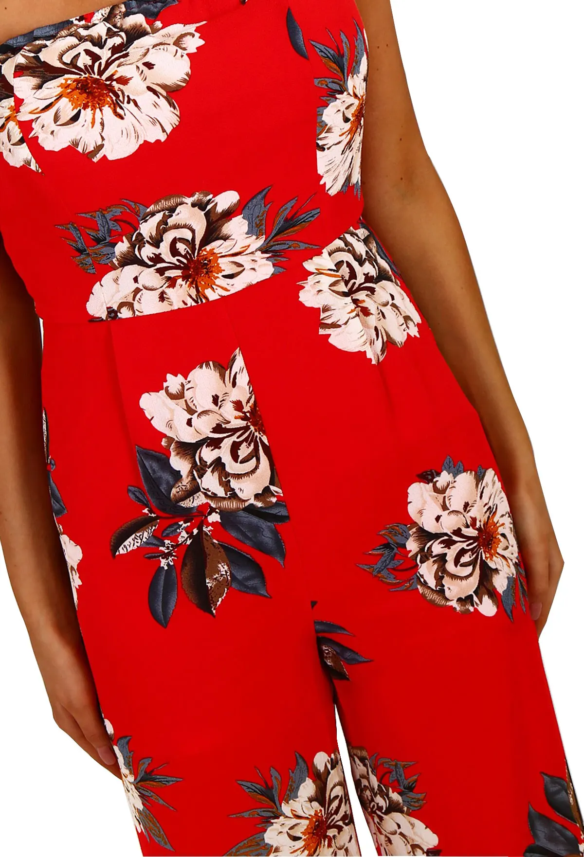 Floral Print Women Jumpsuits 069a (3)