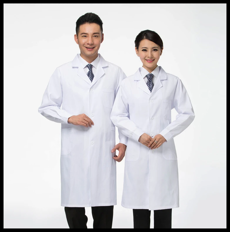 Free Shipping White Lab Coat Medical Clothes Doctors Uniforms for Women