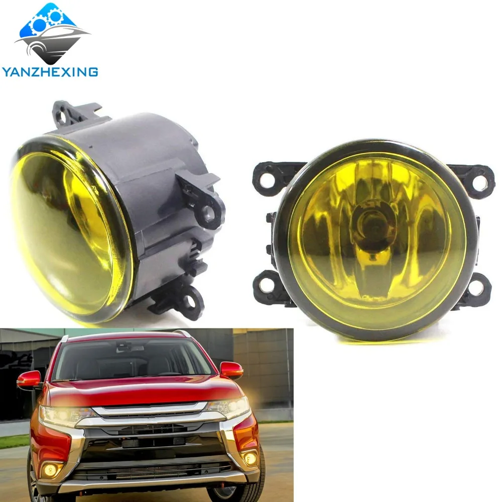 

2PCS LED Front Fog Lights H11 Car Styling Round Bumper Halogen fog lamps 12V For Mitsubishi Outlancer 12-16