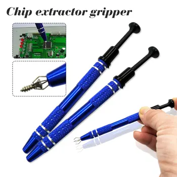 

Hand Tools Set Four Claw Hold Tightly Parts Gripper Pick Up Tools For Catcher IC Chip Component Metal Grabber