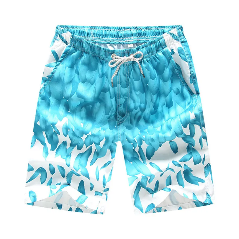 New Summer Briefs Fast-drying Men's Color Shorts Swimming Beach Shorts Flower Surfboard Shorts Swimming Suits  #4A01 (5)