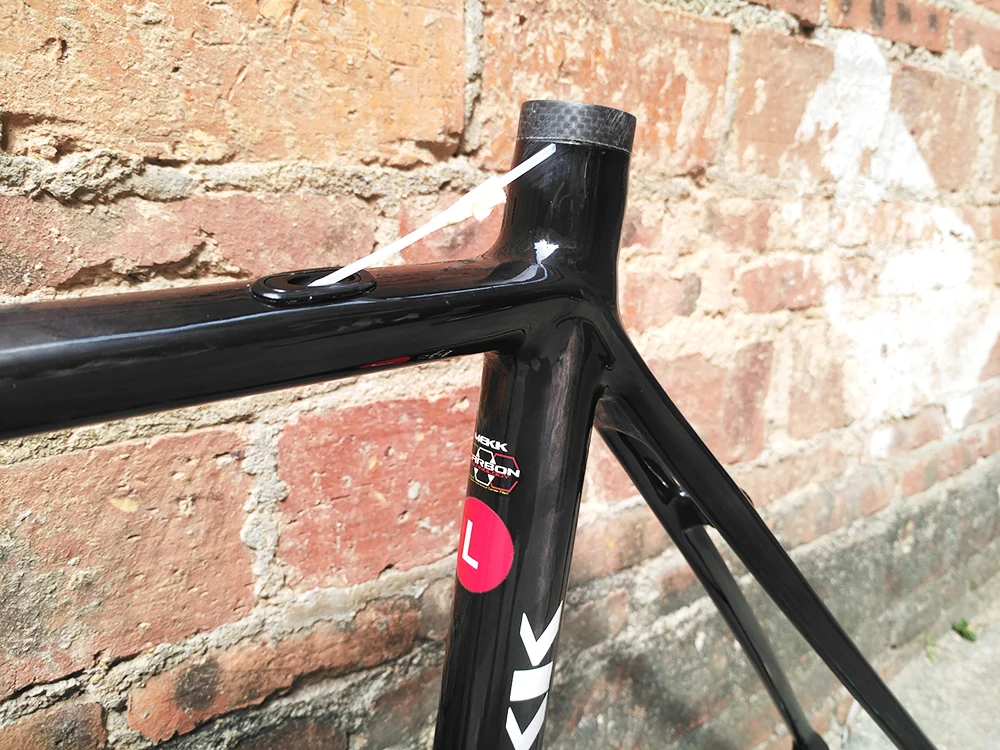 Clearance Original Italy MK full carbon 56cm road bicycle frame with headset handle bar seat post 11 Clearance Original Italy MK full carbon 56cm road bicycle frame with headset handle bar seat post 11