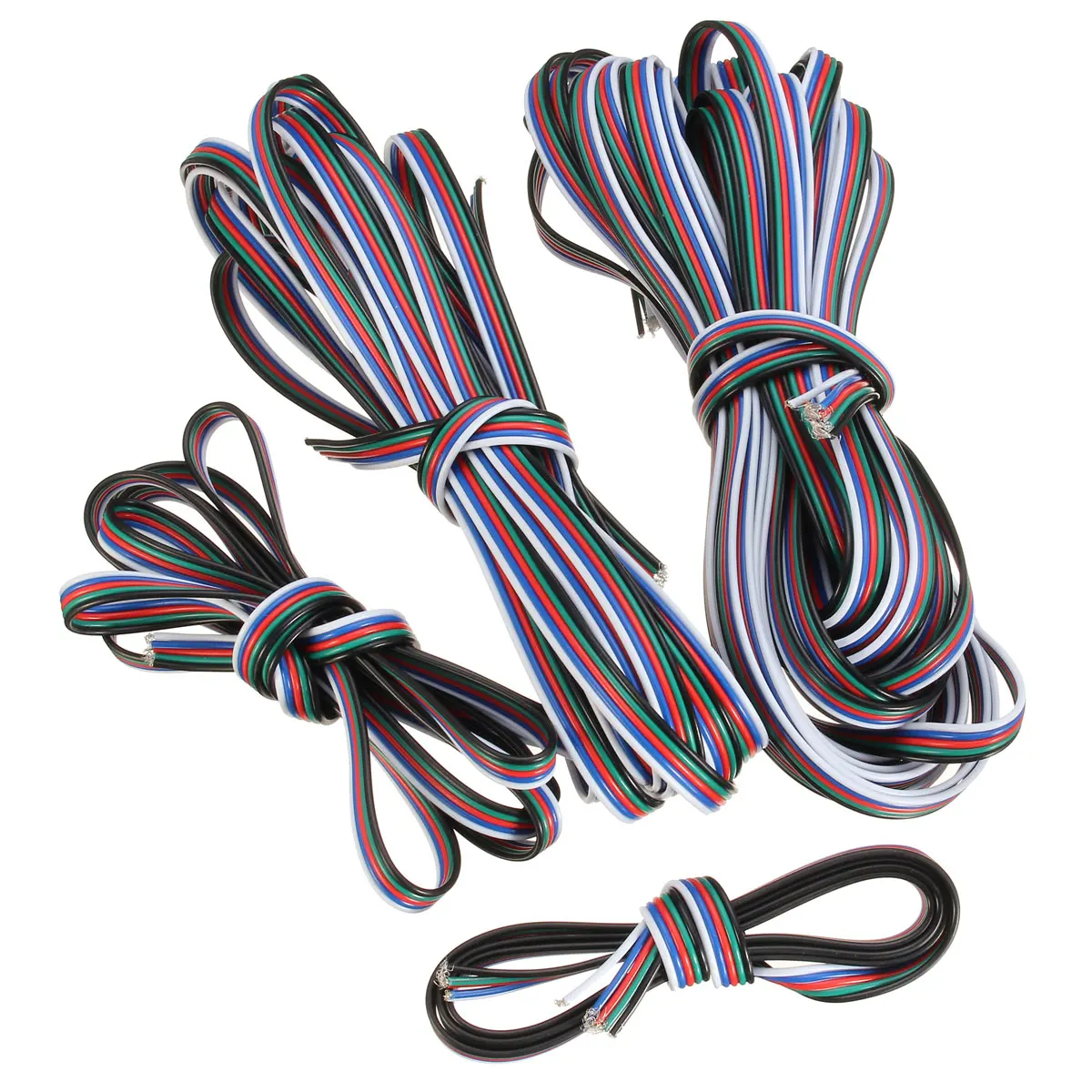 

1M-50M 5 Pin Extension Cable Line Cord Wire 3528/5050 lamp string RGBW lamp strip 5PIN line amplifier signal transmission line