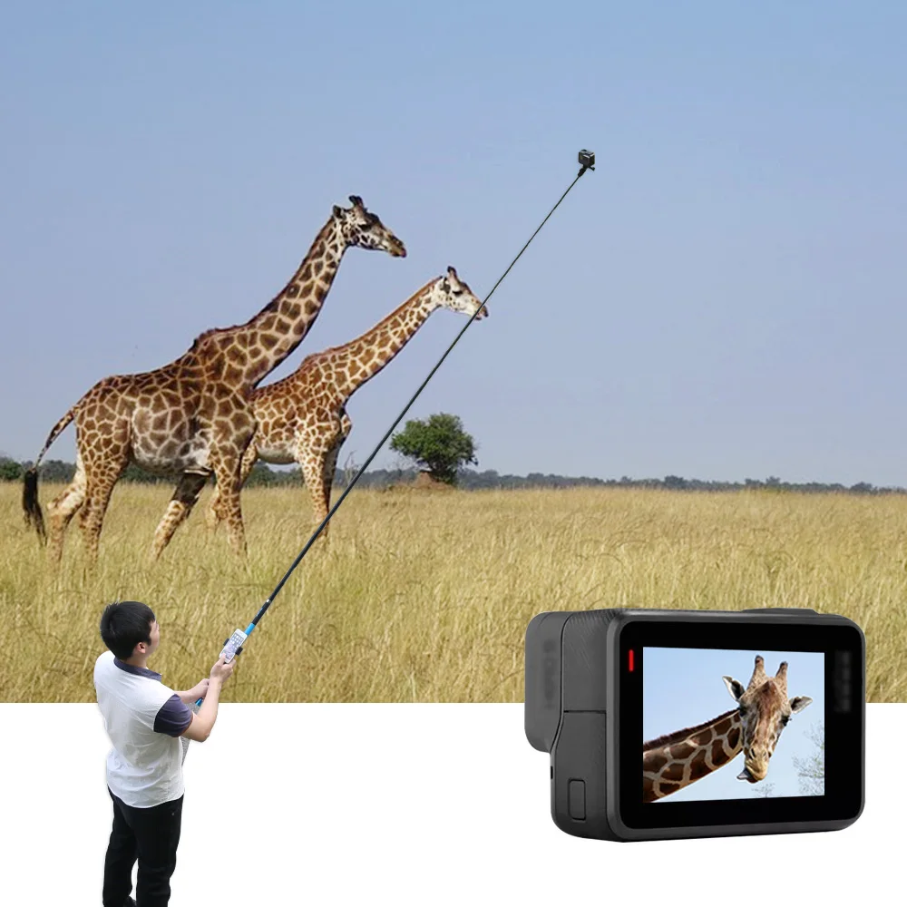 TELESIN 106 font b Selfie b font font b Stick b font for GoPro Hero 6