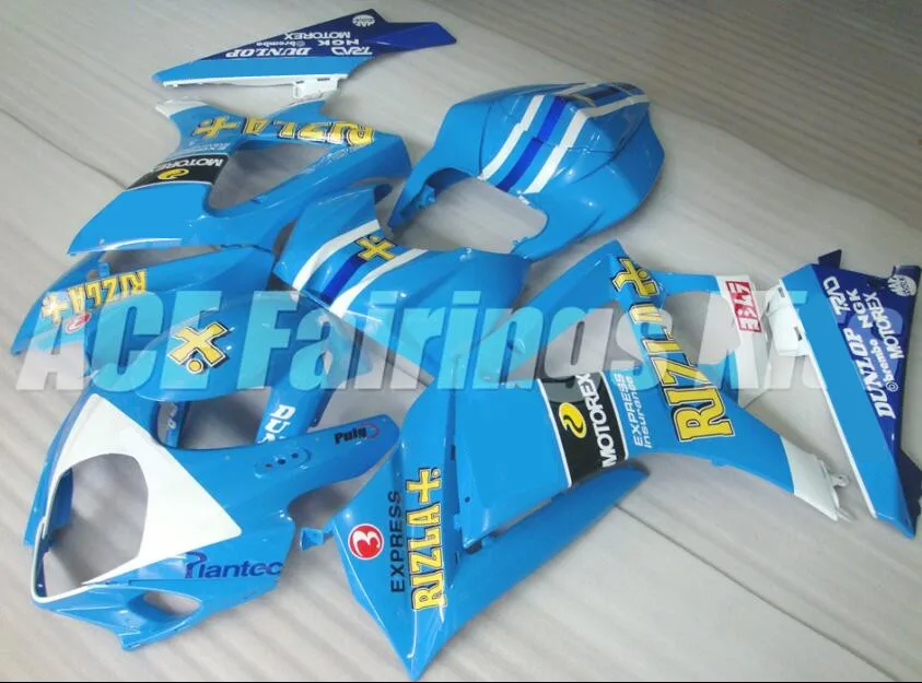 

TOP New Motorcycle Fairings kit Fit For Suzuki GSXR1000 K7 2007 2008 GSXR-1000 07 08 ABS Bodywork custom Sky blue