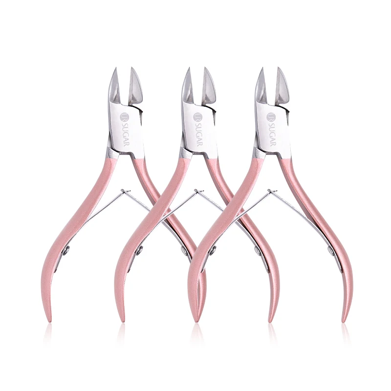 

UR SUGAR Rose Gold Nail Cuticle Nipper Scissor Dead Skin Remover Manicure Pedicure Nail Art Clipper Tools