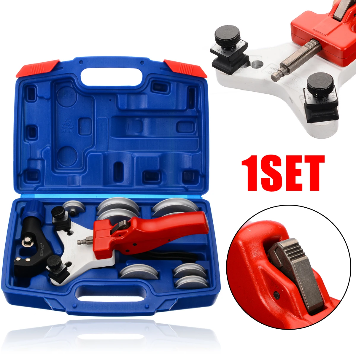 

Tubing Pipe Bender Heavy Duty 5-12mm Manual Steel Pipe Tube Bender Copper Cutter Machine Tube Bending Tool Kit Durable