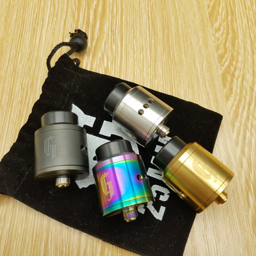 CYAN Goon 528 25 RDA e Cigarette Atomizers 25mm Vaporizer Peek Insulater Vape Tank Fast Shipping High Quality | Электроника