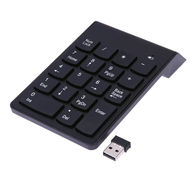 High Quality Ultra-thin Portable Wireless 2.4G Mini 18-keys Num Pad Numeric Number Keypad Keyboard for Laptop Notebook High Quality Ultra-thin Portable Wireless 2.4G Mini 18-keys Num Pad Numeric Number Keypad Keyboard for Laptop Notebook
