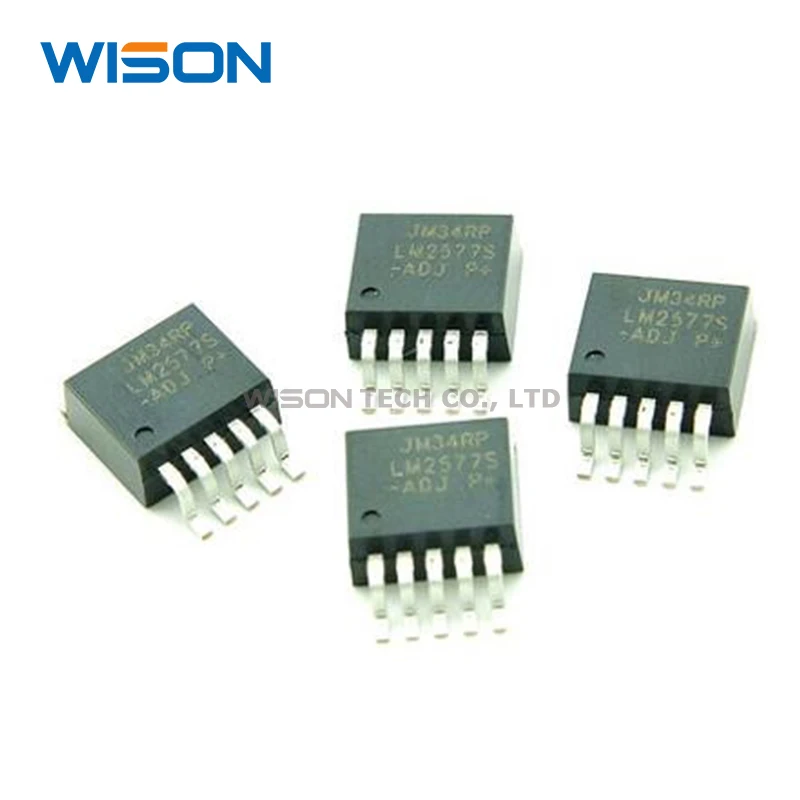 

10pcs LM2577S-ADJ LM2577 2577 TO-263-6 Step Up (Boost) Voltage Regulator New Original
