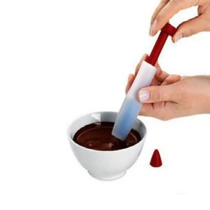 1 шт кондитерский крем Шоколадный украшения Шприц силиконовая пластина краска ручка торт Печенье Мороженое декоративные ручки