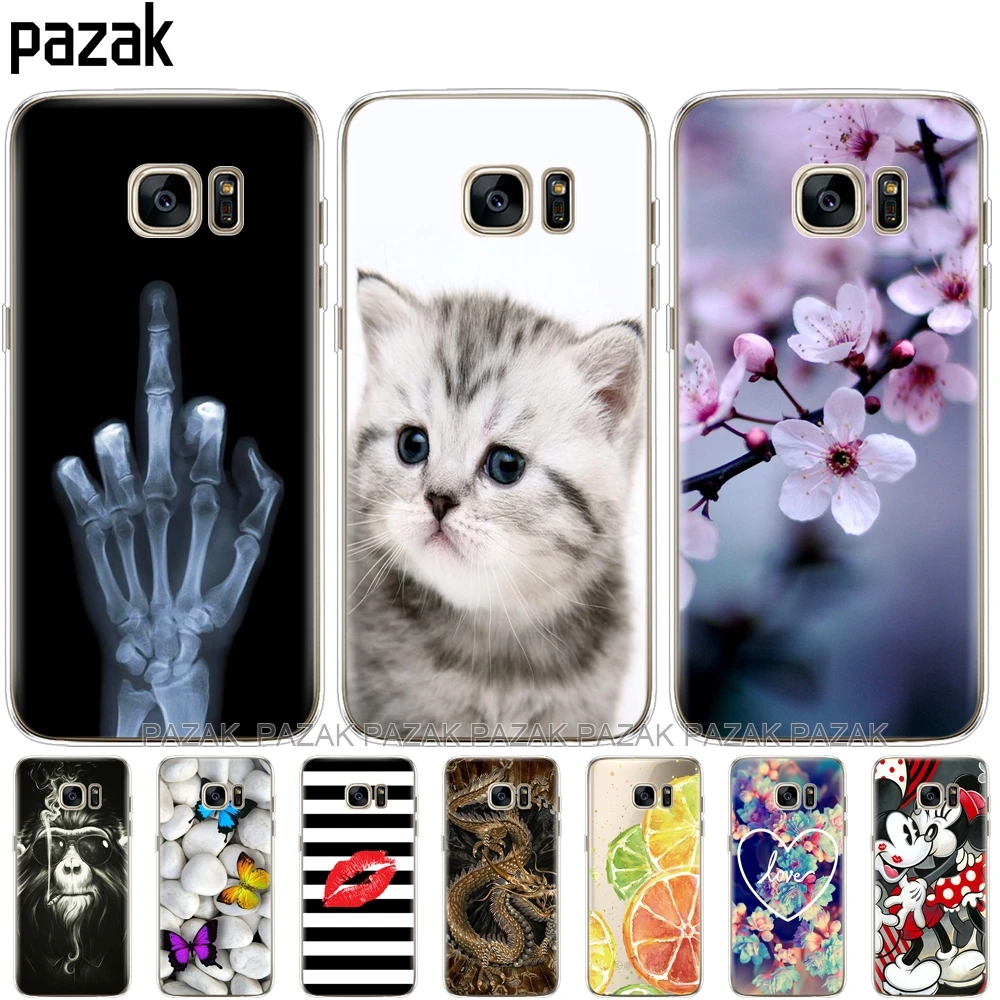 

Silicone phone Case For Samsung Galaxy S7 / S7 edge Case Cover For Samsung S7 edge G930F G930FD G930W8 Phone cases new design
