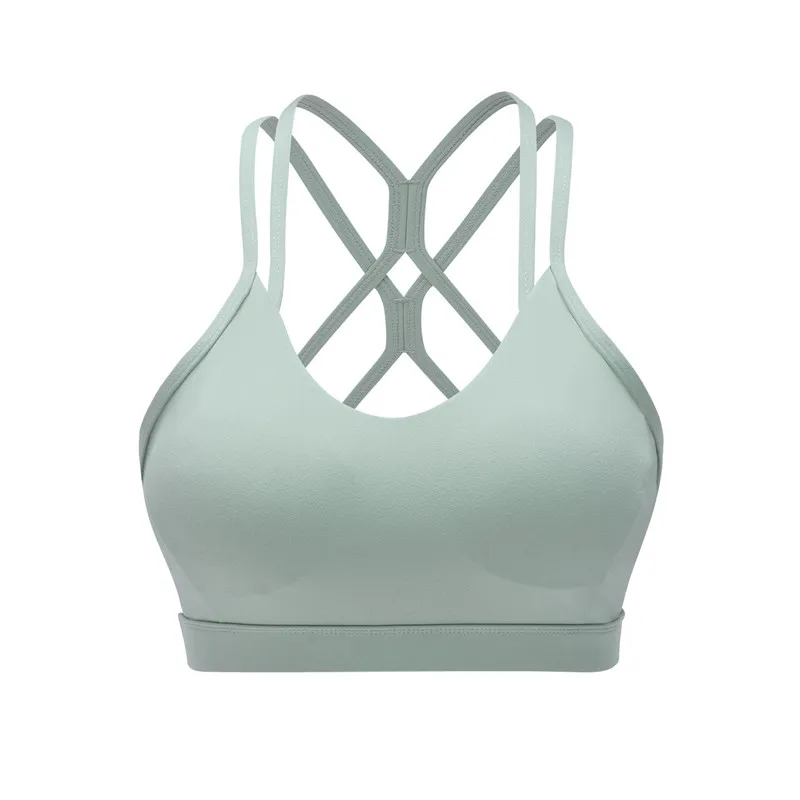 

Women Sports Bra Gym Shakeproof Push Up Yoga Bra Beauty Back Cross Female Underwear Fitness Sport Top Running Bra