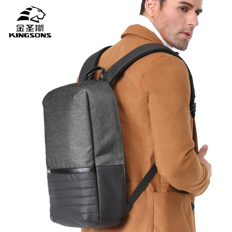 Kingsons мини-рюкзак для мужчин и женщин, рюкзак с защитой от кражи, 13,3, 15,6 дюймов, рюкзак для ноутбука, повседневная зарядка через usb, спортивный рюкзак для путешествий