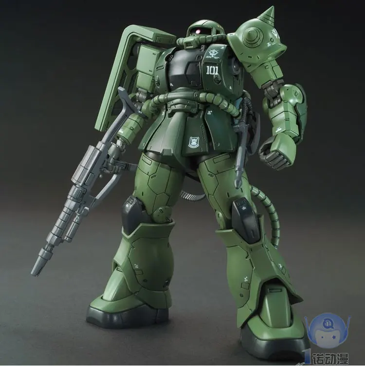 Оригинальный Gundam HG 1/144 модель MS-06S ZAKU 2 княжество зеон чар AZNABLE мобильный костюм происхождения GTO дети игрушечные лошадки BANDAI