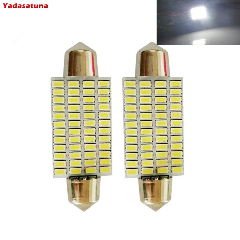 

4pcs 41mm 42mm C5W 48smd 3014 LED CANBUS NO ERROR Car Festoon Dome Interior LED Lights Lamp Auto Map Roof Reading Bulbs