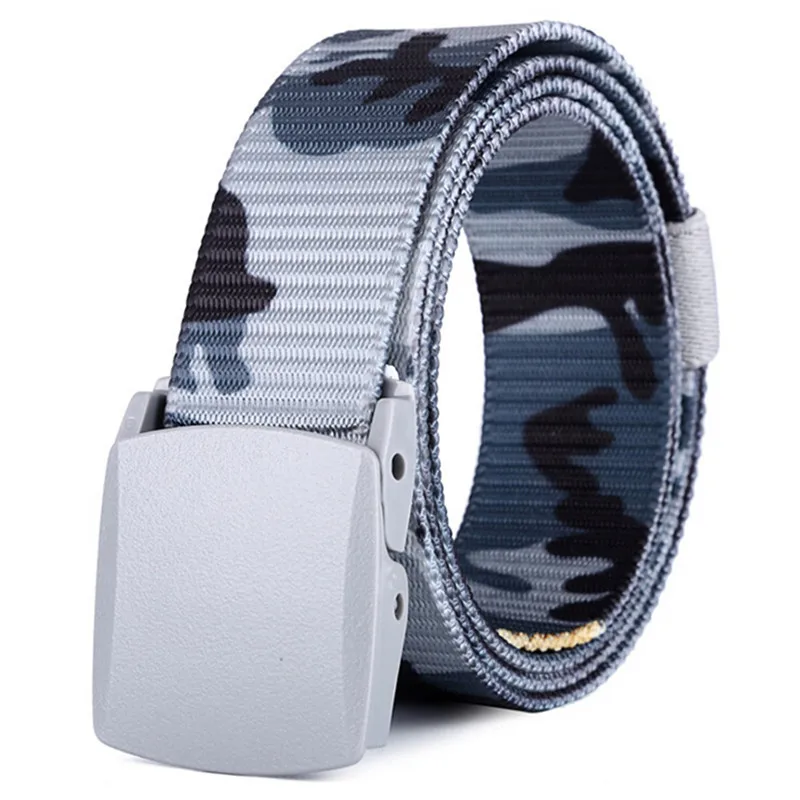 14 colors 120*4cm Unisex Military Tactical Nylon Belt Trendy Combat Plastic Buckle Waistband Waist Support for 2019 7